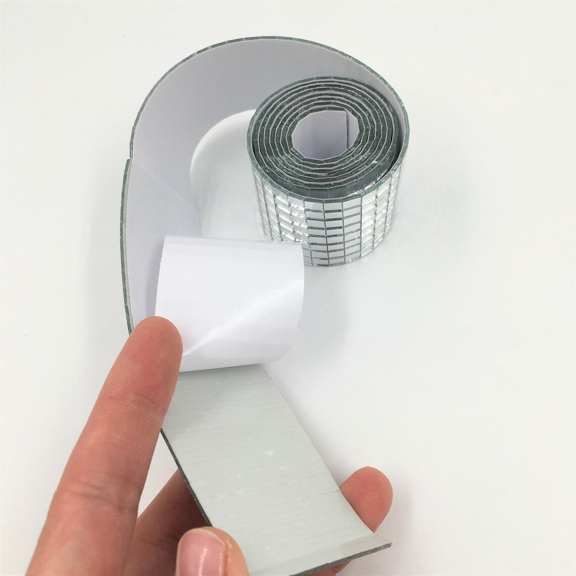 Selfadhesive Real Glass Craft Mini Square Mirrors Mosaic Etsy