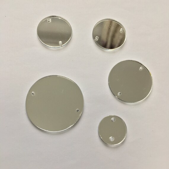 flat mirror beads