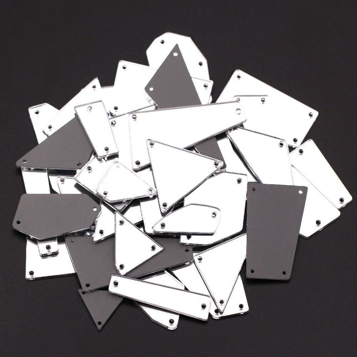Sew on Mirror Rhinestones Crystal Sewing Mirrored Beads for Etsy