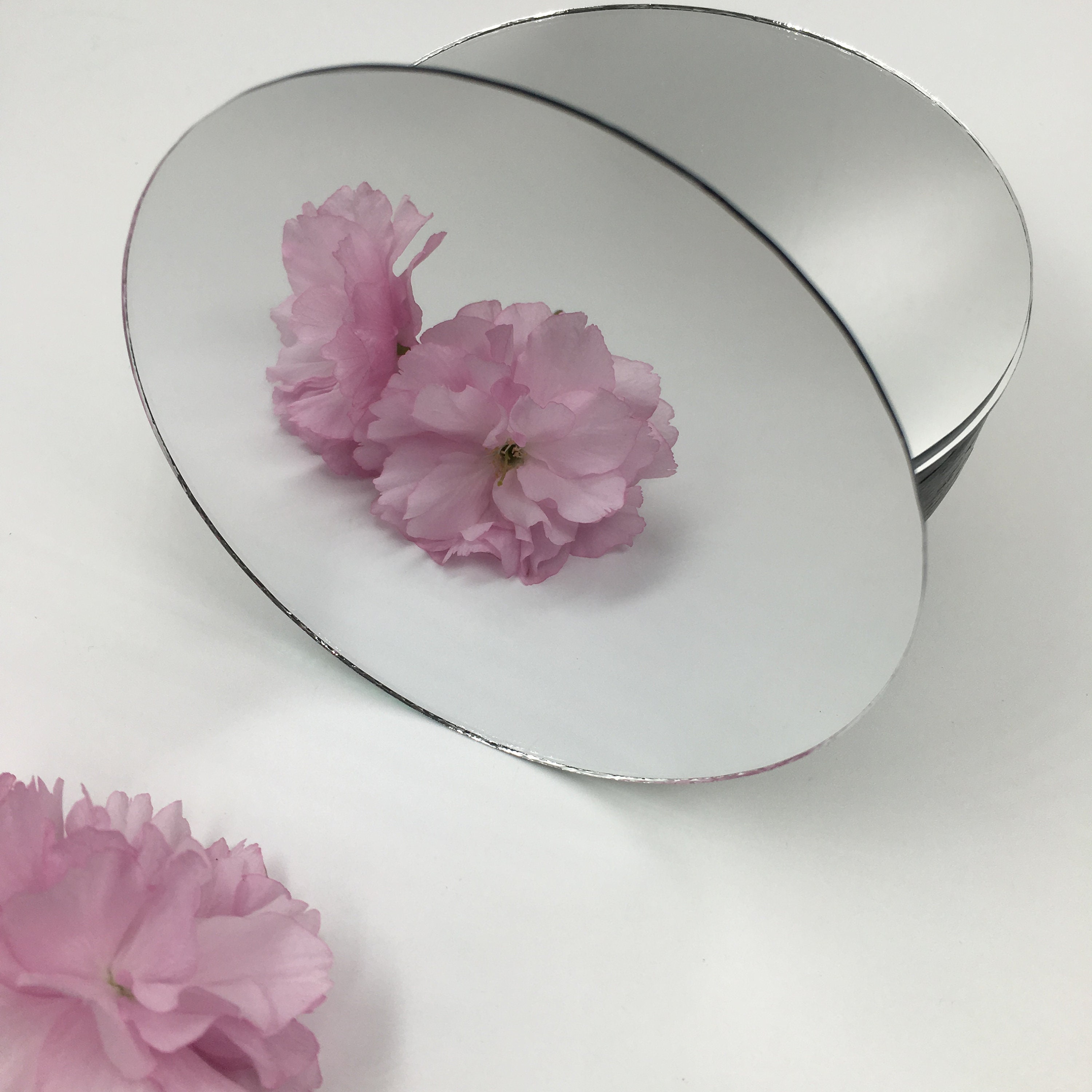 Round Mirror Tiles Silver Gold Craft Mirrors Bulk 20 Pieces Etsy