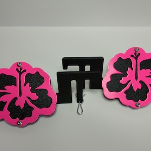Hibiscus Flower Foot Pegs for Jeep Wrangler/Gladiator