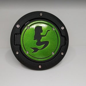 Mermaid Fuel Door Assembly for Jeep Wrangler JK & TJ (1997-*2018)