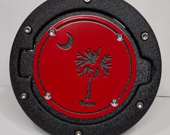 South Carolina Fuel Door Assembly for Jeep Wrangler JK & TJ (1997-*2018)