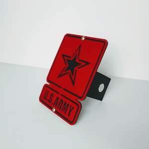 US Army Hitch Cover (Square Style)