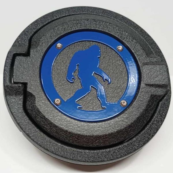 Sasquatch Silhouette Fuel Door Assembly for Jeep Wrangler JL (2018*-current)