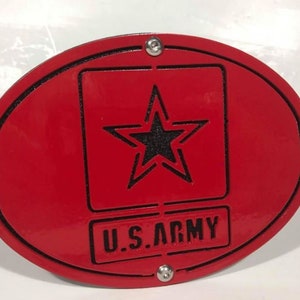 US Army Hitch Cover (Oval Style)