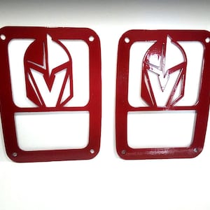 Spartan Tail Light Guards for Jeep Wrangler JK/TJ; JL-Halogens Only
