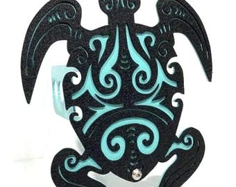 Sea Turtle Tribal Hitch Cover