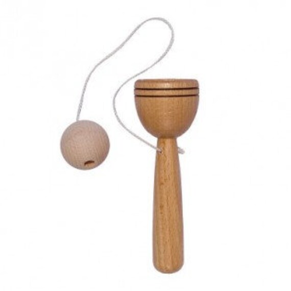 wooden cup and ball toy