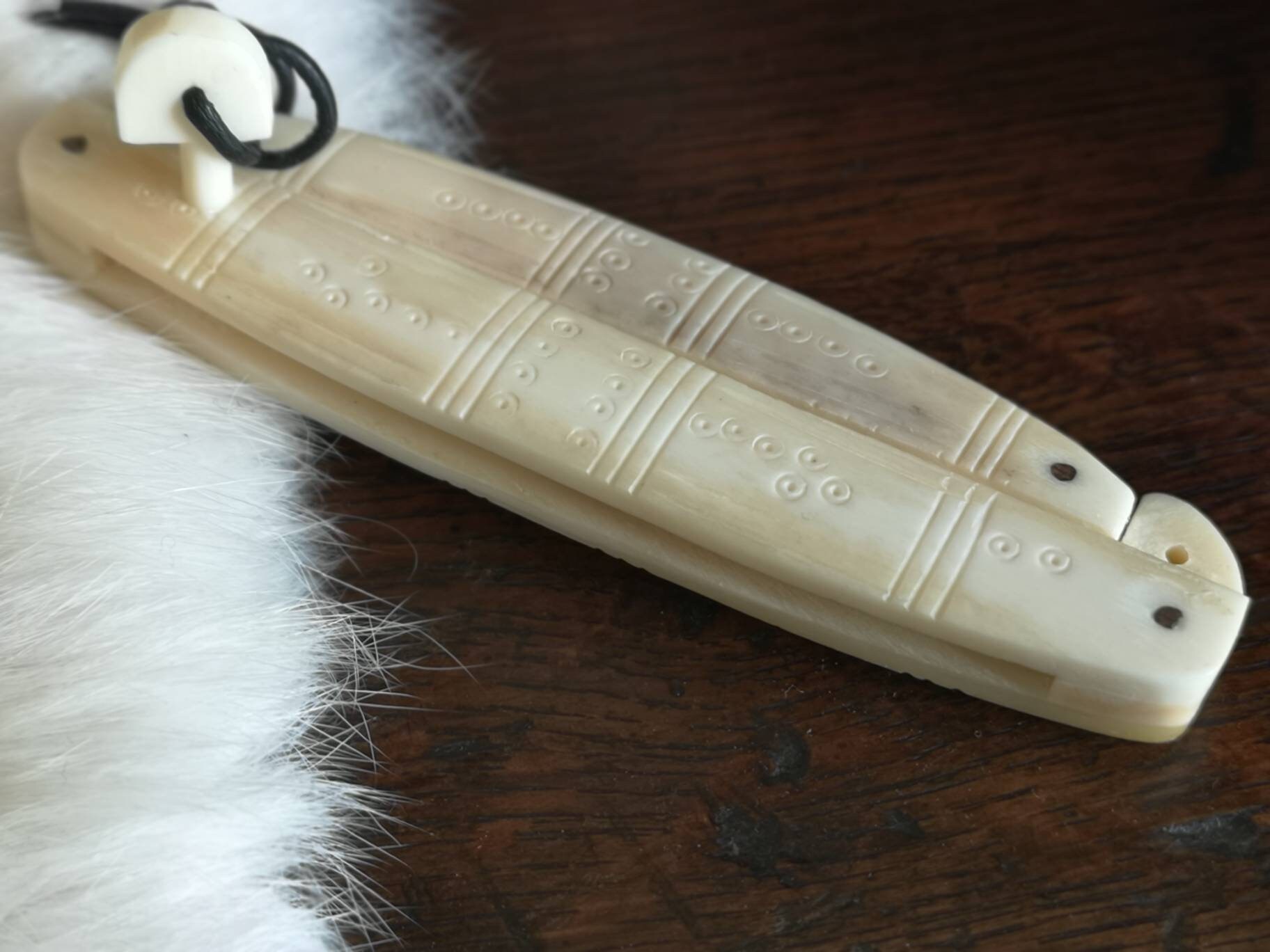 Bone Comb Hand Made Viking Bone Comb With Carvings and Case Etsy UK