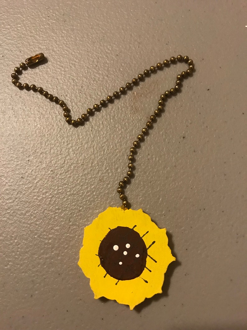 Sunflower Ceiling Fan Pull Etsy