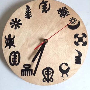 Adinkra Clock