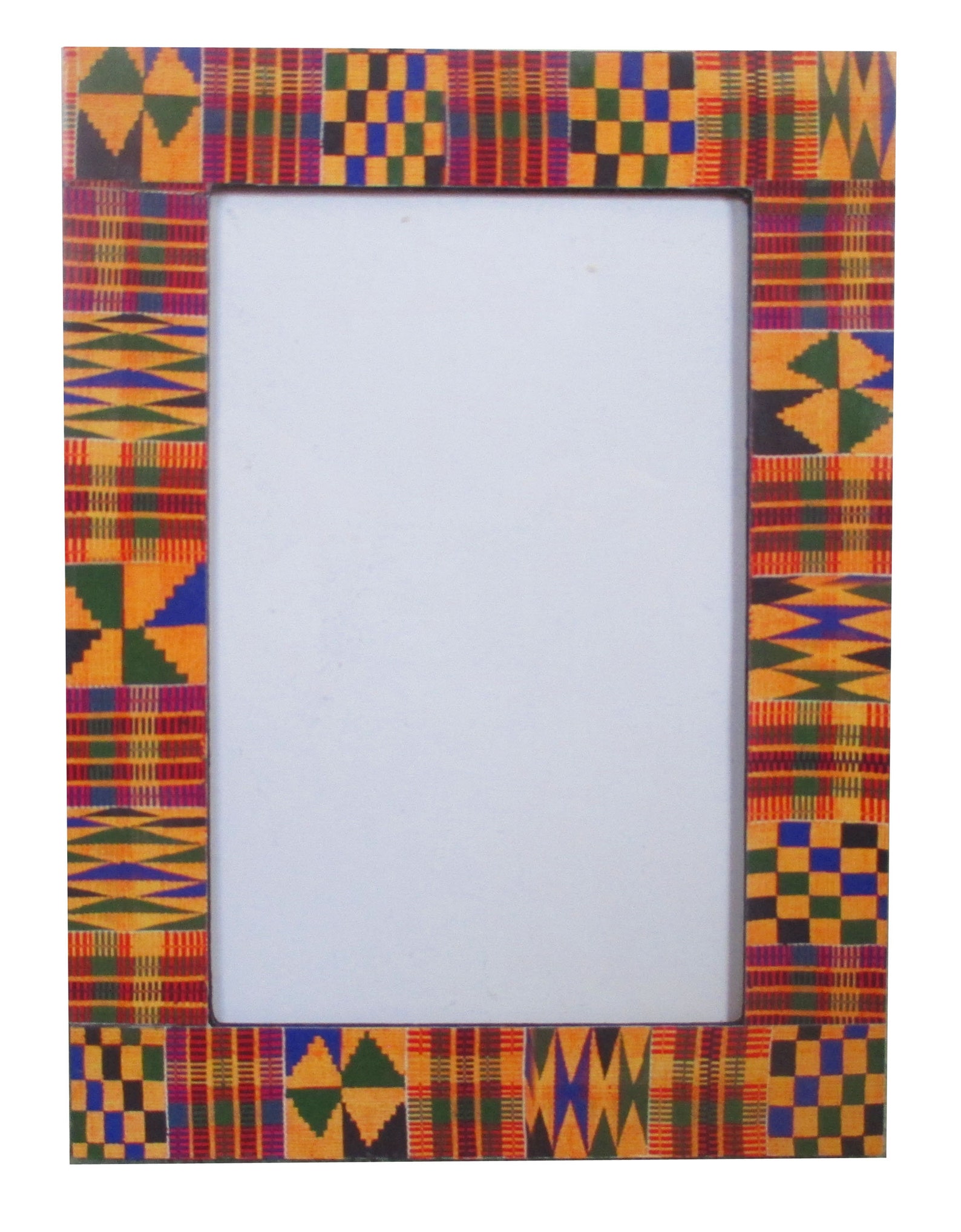 Kente Pattern and Adinkra Picture Frames - Etsy