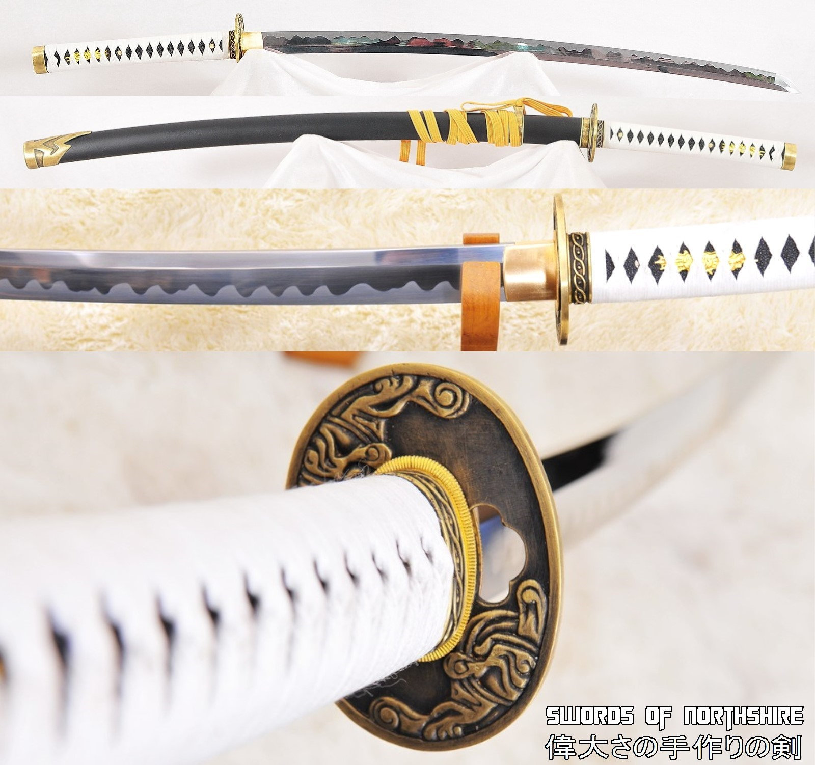  LQSLFsword Devil May Cry 5 Vergil Anime Cosplay Sword Warrior  Yamato Sword/Dante's Rebellion， 41in Katana Sword Real, Hand Forged,1060  Steel : Sports & Outdoors