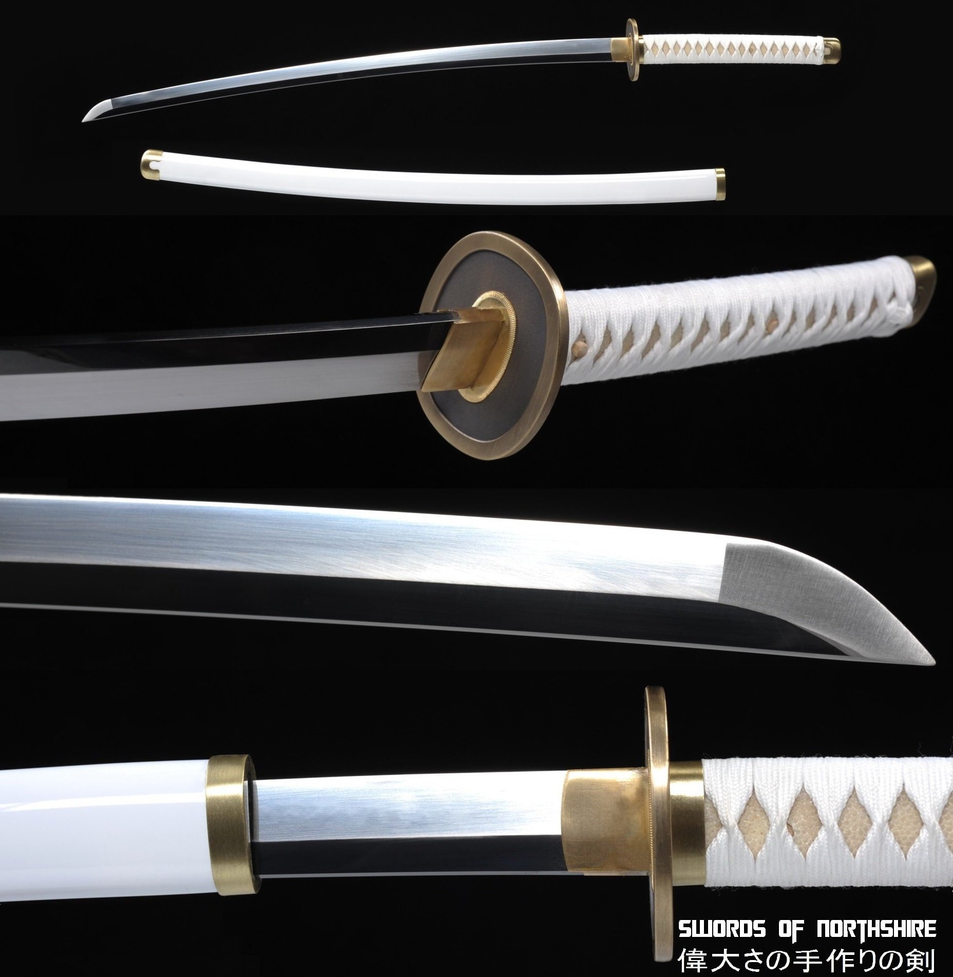 Zoro's Sandai Kitetsu Replica Sword | Carbon Steel Darkened Blade