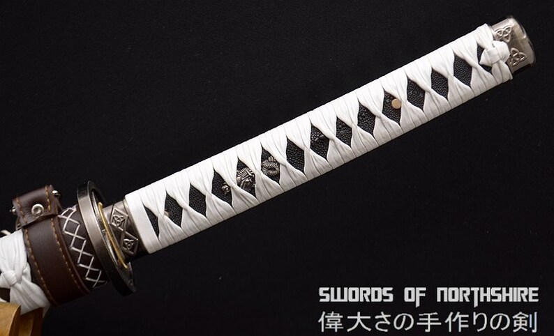 Hand Forged Folded Damascus Steel Blade Fully Functional TWD Michonne Katana Sword