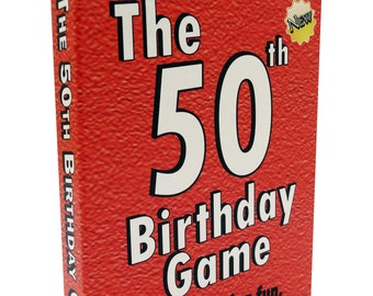 50th Birthday gift for men or women: The happiest way to say HAPPY 50th BIRTHDAY - My 50th birthday card game. A fab 50 birthday present!