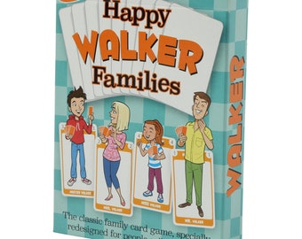 WALKER FAMILY gift idea: Their own card game! Ideal family gift, family xmas game, stocking filler, present for mum, table gift etc