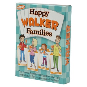WALKER FAMILY gift idea: Their own card game! Ideal family gift, family xmas game, stocking filler, present for mum, table gift etc