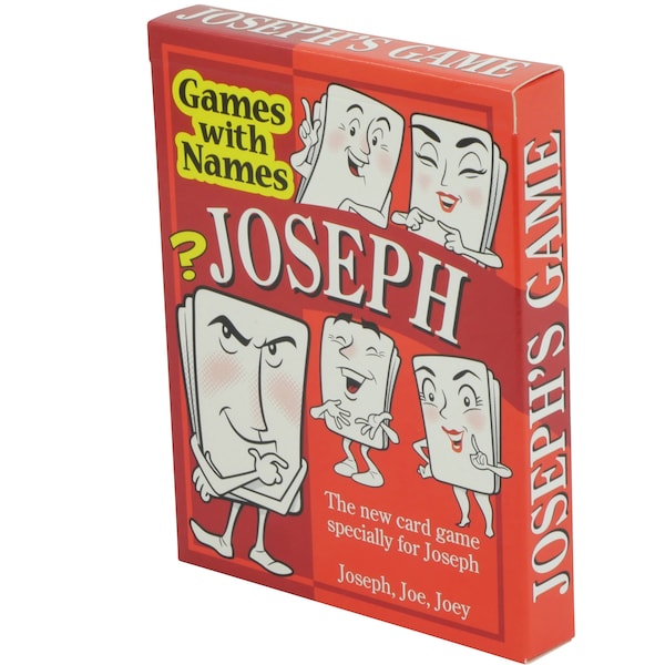 Stocking Stuffers for men and boys named JOSEPH. A hilarious Xmas gift idea for all ages over 7 years: Stocking stuffer for kids or adults.