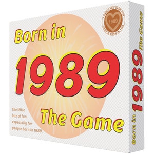 Born in 1989 - my hilarious new 1989 card game. The perfect 1989 gift for the '89 generation!