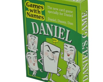 DANIEL&#39;S GAME - my unique Christmas gift for people named Daniel. Neat little stocking filler idea, Christmas present, secret Santa etc