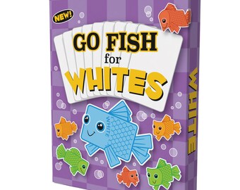 WHITE FAMILY Go Fish Personalized Card Game – Funny Family Gift, Premium Small Batch Deck + FREE Custom White Family Gift Wrap.