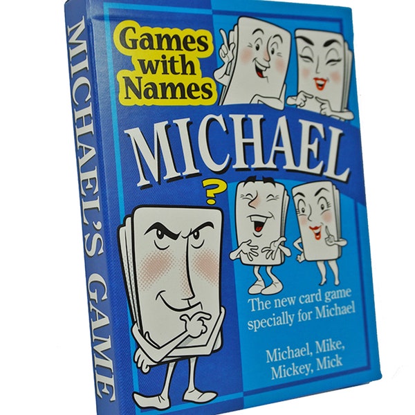 Michael's Game - a brilliant new gift idea for Michael, Mike or Mick. Great as a stocking filler gift, Christmas present, table gift & more