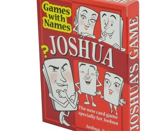 Joshua's Game - super stocking filler gift idea for people called Josh or Joshua. Neat little Christmas present or secret santa item.