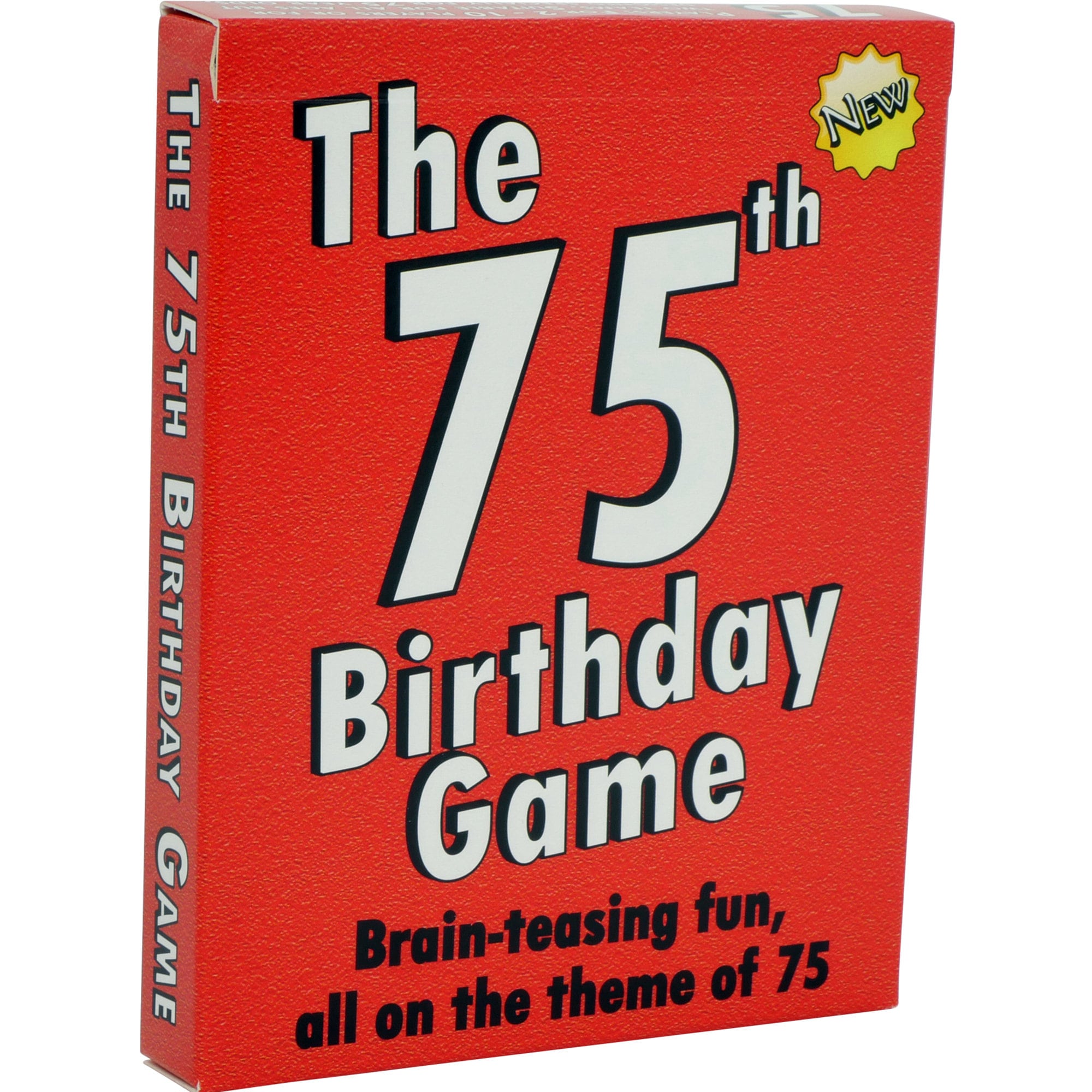 75th Birthday Card Game – 75th Birthday Gift for Men or for