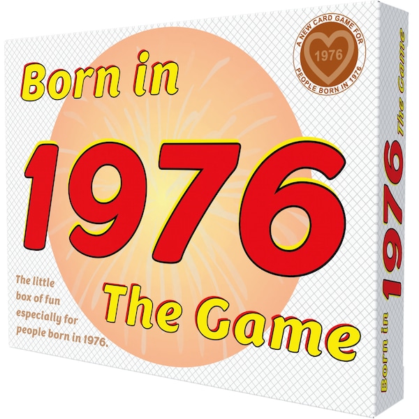 Born in 1976 - THE GAME. My new 1976 gift that follows the unique life journey of everyone born in 1976.