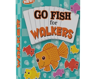 WALKER FAMILY Go Fish Personalized Card Game – Funny Family Gift, Premium Small Batch Deck + FREE Custom Walker Family Gift Wrap.