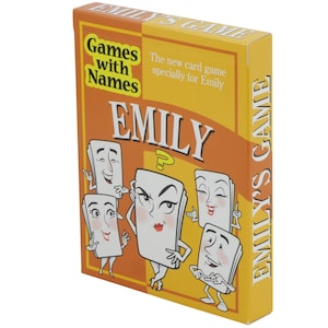 My Christmas stocking filler type gift for girls and women named Emily: EMILY'S GAME is great fun and ideal for secret Santa  & Xmas gifts