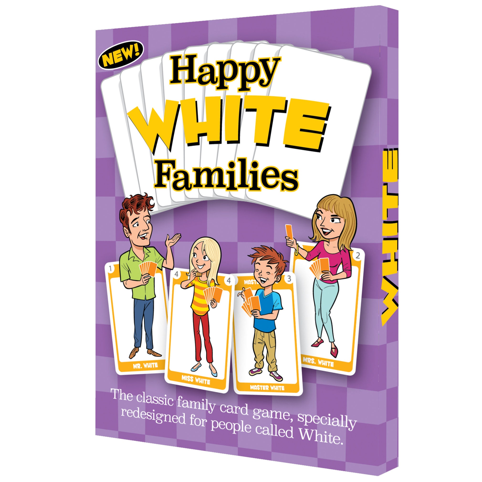 Personalized family card game for families named White. | Etsy