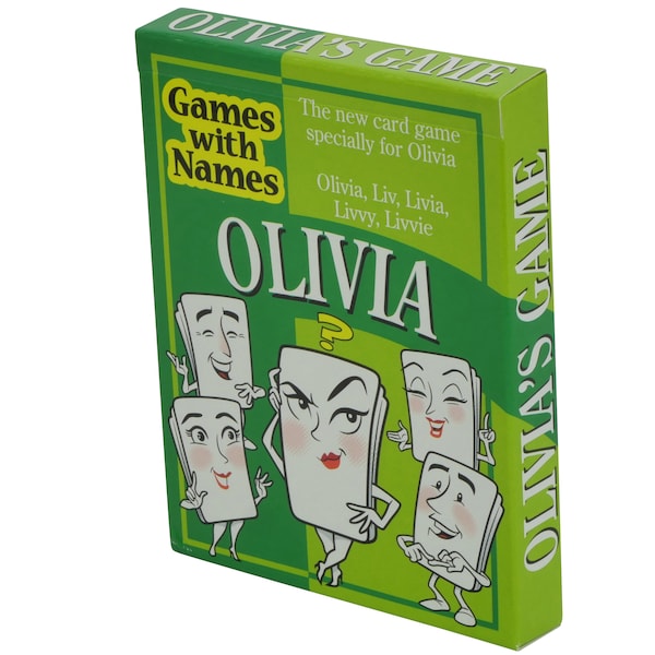 OLIVIA'S GAME is a fantastic new gift idea for Olivia. An outstanding personalized gift idea for girls and women named Olivia