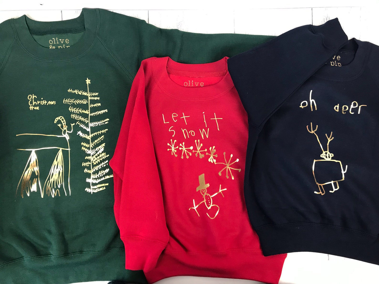 Draw Your Own Christmas Jumper Childrens Drawing Etsy