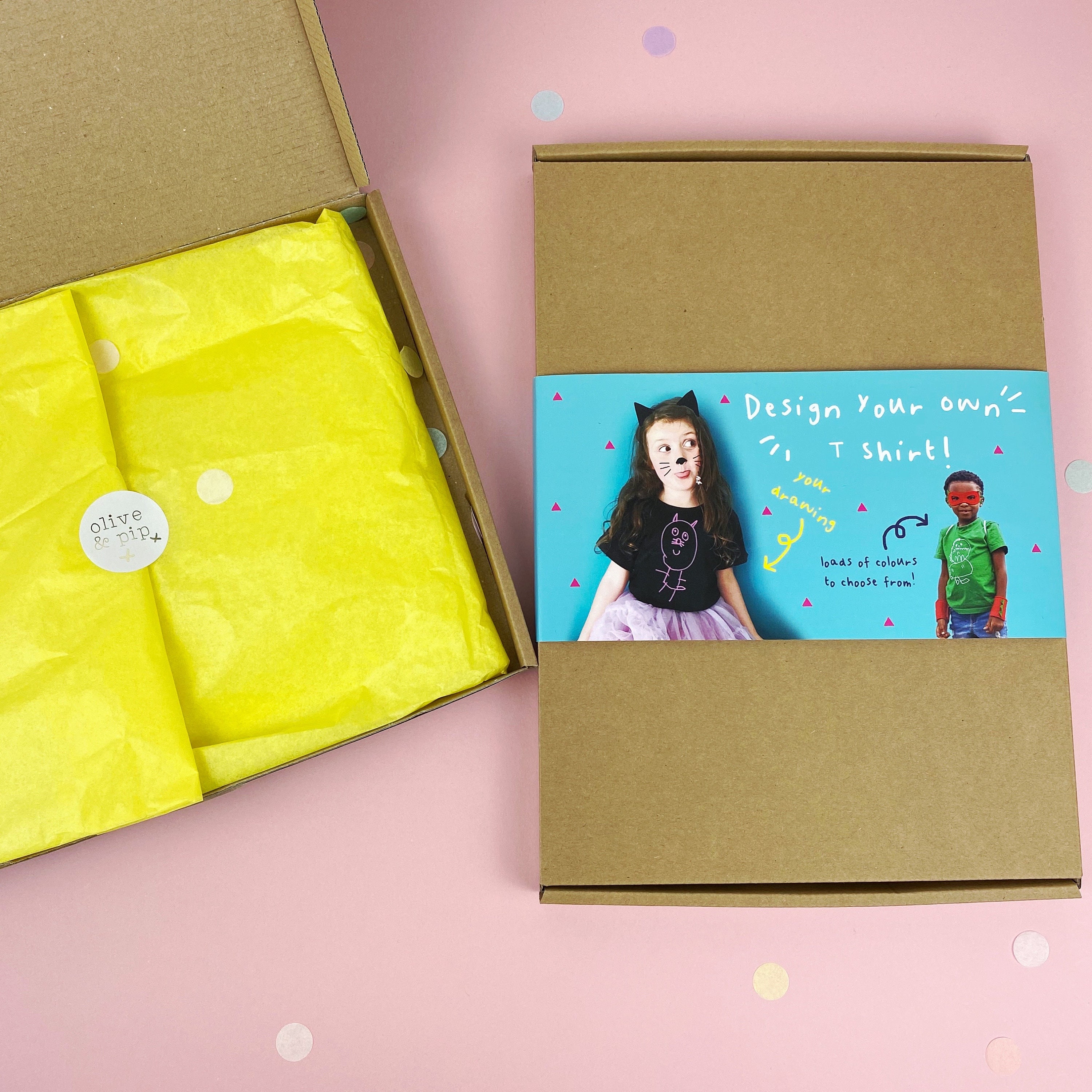 Design Your Own T Shirt Gift Box Kit Etsy