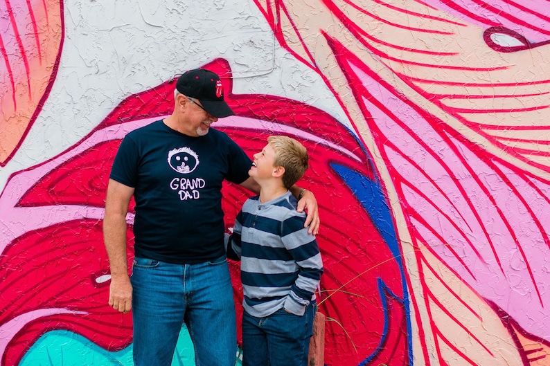Children's Drawing T Shirt - Daddy T-shirt - Dad Personalised Tee - Childs Own Drawing - Adult Unisex Top - Fathers Day Gift