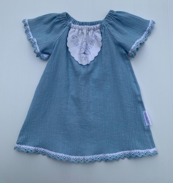 blue cheesecloth dress Vintage Stripe Quantity:12 Stripe Elliatt Selene Maxi Tiered bridalfabric Me em youre supporting water conservation