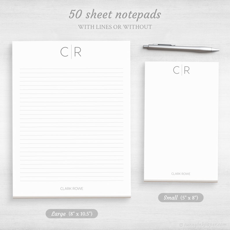 Personalized Classic Stationery Monogram Stationary Etsy