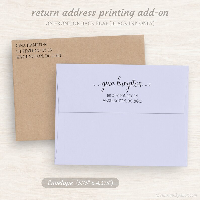 Personalized Monogram Note Cards - Pretty Script Flat Note Cards ...