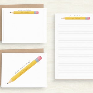 Personalized Stationery Set for Teachers, Educators, Tutors #209
