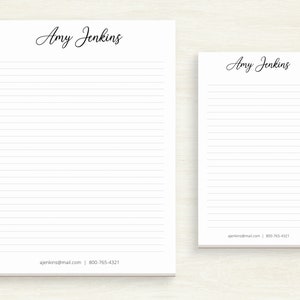 Personalized Notepad - Custom Stationery - Customized Desk Pad - Shopping List Pad - Letter Writing Sheet - Custom Notepad #116