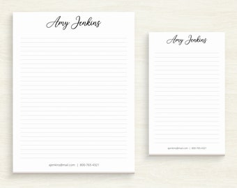 Personalized Notepad - Custom Stationery - Customized Desk Pad - Shopping List Pad - Letter Writing Sheet - Custom Notepad #116
