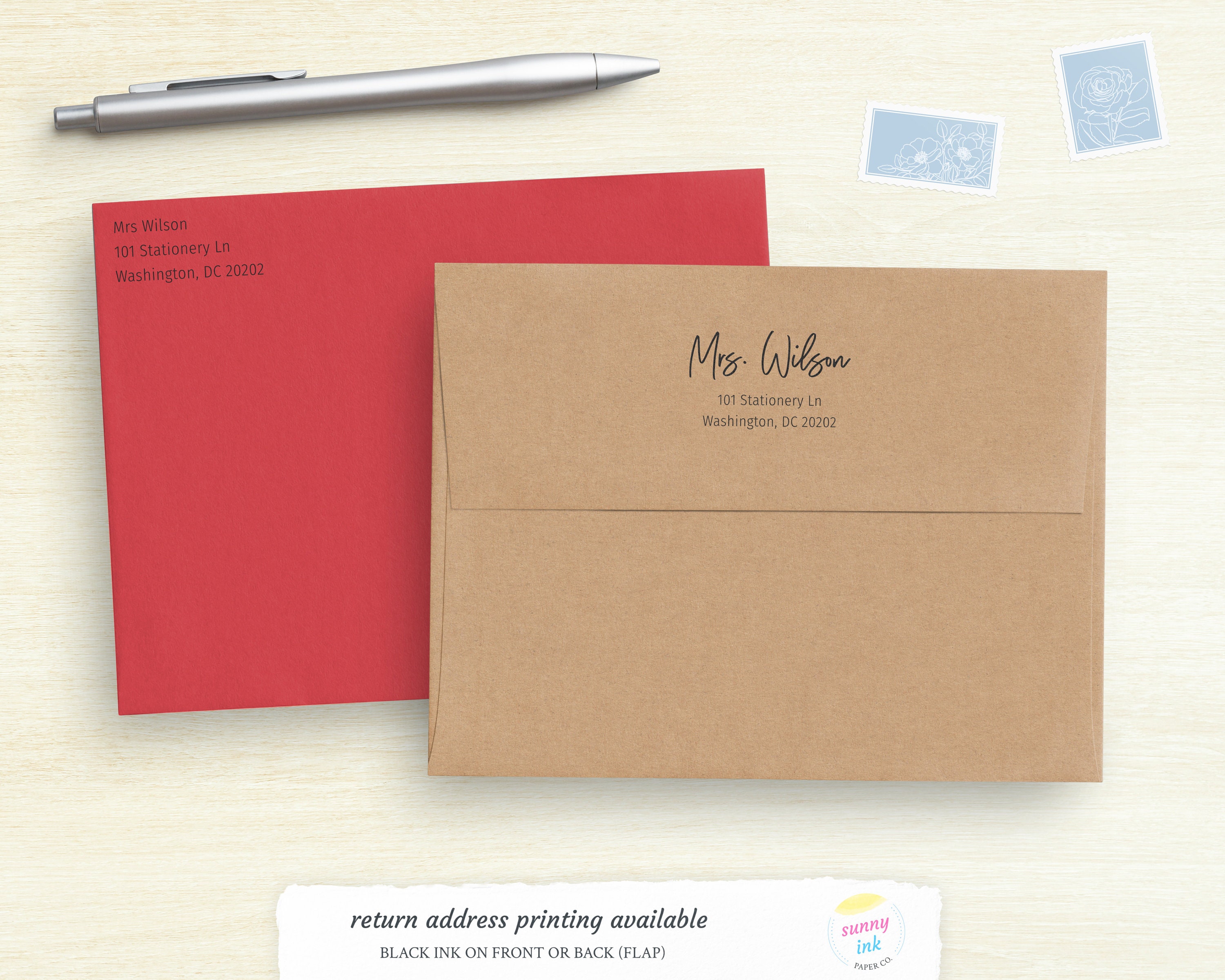 Personalized Teacher Stationery Custom Teacher Flat Note Etsy