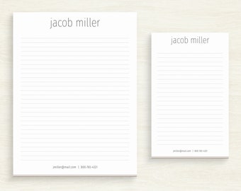 Personalized Desk Pad - Men's Stationery Pad - Customized Notepad - Student Notepad - Writing Pad - To Do List For Him #112