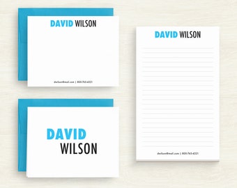 Personalized Stationery - Office Stationery - Customized Stationery Set - Business Stationary - Gift For Senior - Fathers Day Gift #107