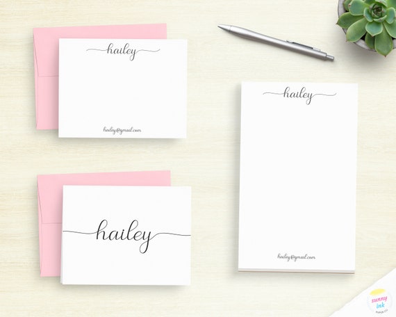 Personalized Stationery Stationary For Women Customizable | Etsy