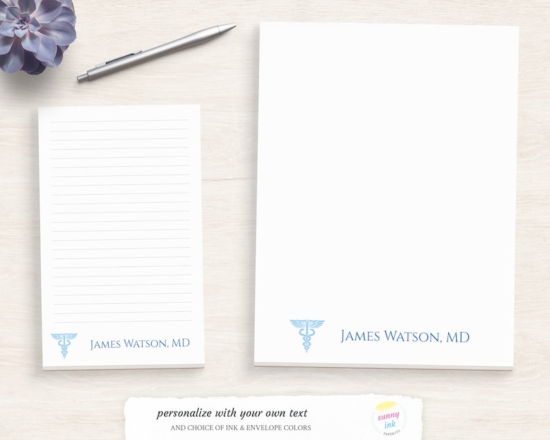 Personalized Doctors Notepad Medical Student Gift Etsy