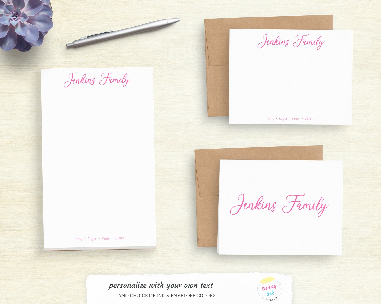 Personalized Stationery Stationary Gift Box Customized Etsy